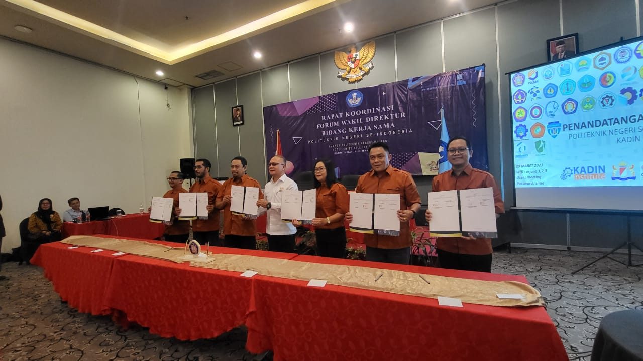 Penandatanganan Nota Kesepahaman antara Politeknik dengan KADIN
